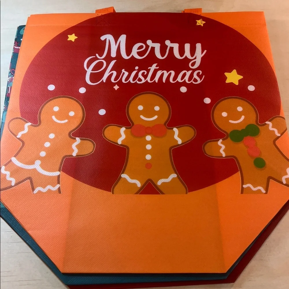 Festive Christmas Gift Bags Set 8 Total Small and Medium